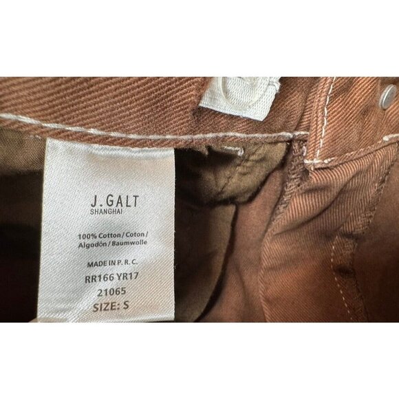 John Galt Brandy Melville High Rise Y2K Brown Carpenter Jeans Women's Small S - Picture 7 of 8